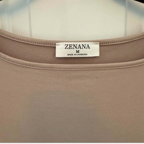 Zenana Outfitters Tan Mini Dress - Picture 3 of 4